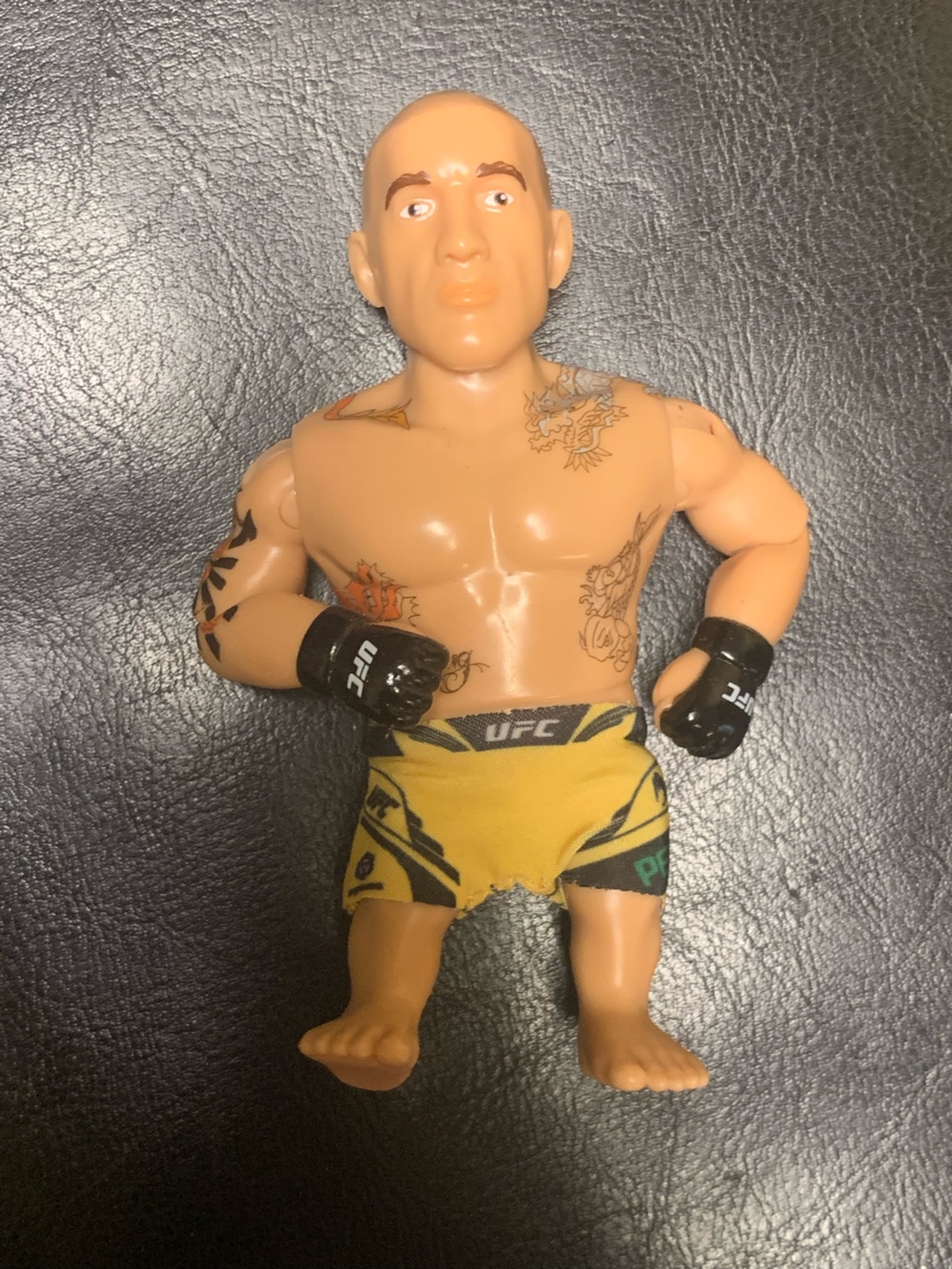 UFC Alex Pereira Action Figure Toy with Yellow Shorts
